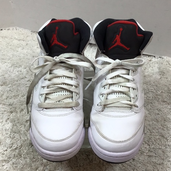 Air Jordan 5 Retro white cement sneakers - Picture 2 of 14